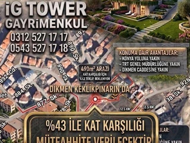 PURSAKLAR OVACIK ÇANKAYA ALTINDAĞ MAMAK %36 İLE KAT KARŞILIĞI