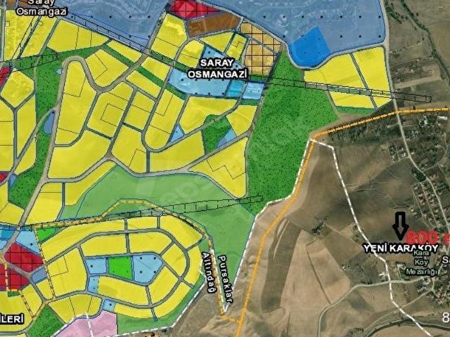 PURSAKLAR SARAY, KARAKÖY'DE ACİL SATILIK 800M2 ARSA