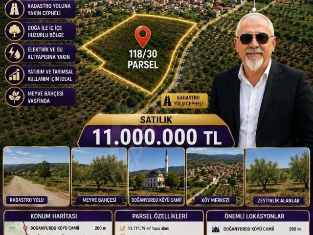 PUSULA GAYRİMENKULDEN İNEGÖL DOĞANYURDUN DA SATILIK BAHÇE
