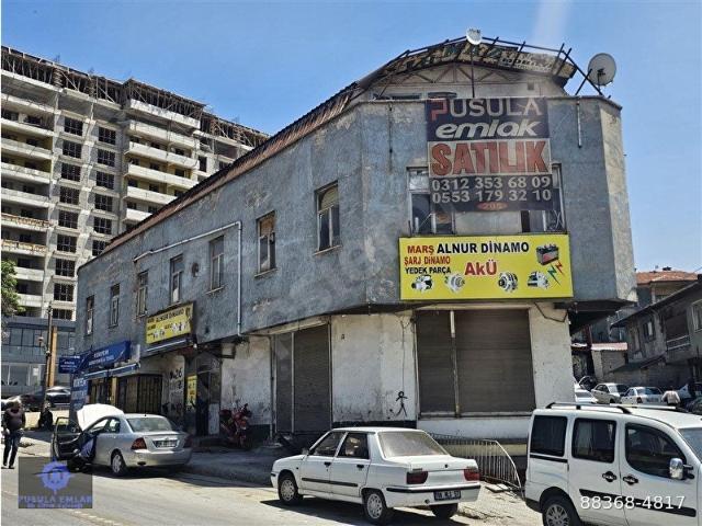 PUSULA'DAN YÜKSEK KİRA GETİRİLİ 158 M SATILIK ARSA VE BİNASI