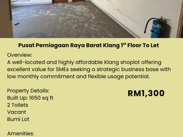 PUSAT PERNIAGAAN RAYA BARAT