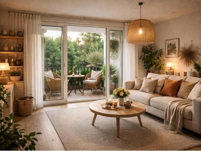 PUTEAUX CENTRE – Un élégant 3 pièces prolongé par une belle terrasse