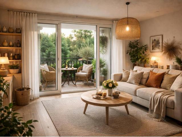 PUTEAUX CENTRE – Un élégant 3 pièces prolongé par une belle terrasse