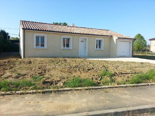 Puygouzon maison 3 chambres avec terrain et garage, au calme