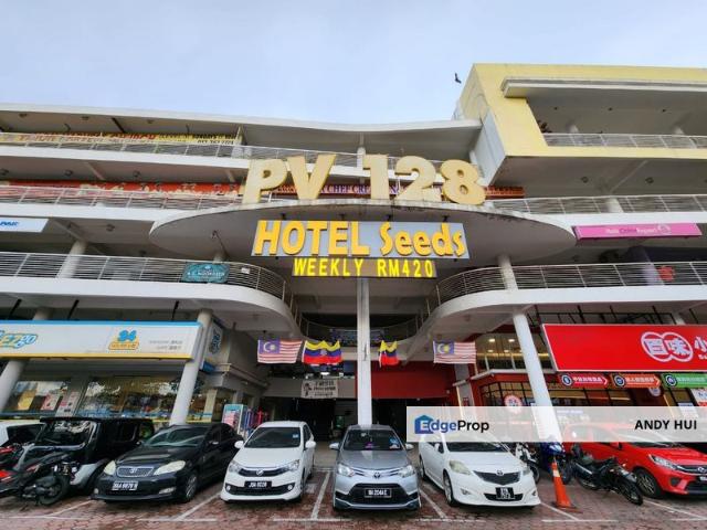 PV128 Setapak 3 Storey Facing Main Road, Shop + Retails Intermediate Lot For Sale