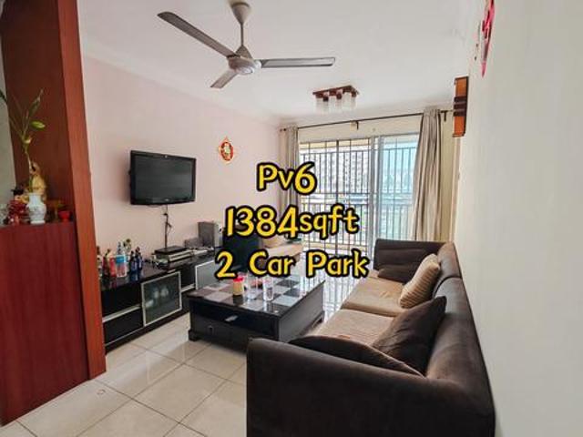Pv 6 Pv6 4room 2 Bathroom 1384sqft Melati Utama Near LRT