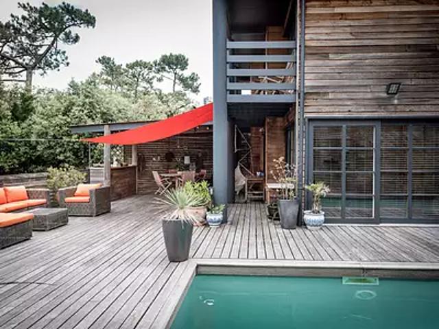 Pyla sur Mer 33115 Achat / Vente maison 5 pièces t5 au dernier étage piscine