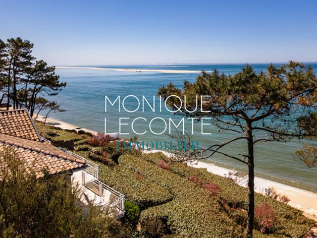 PYLA SUR MER Superbe Villa contemporaine en première ligne avec accès privé à la plage