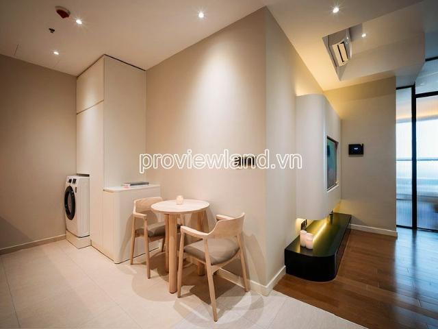 Q2 Thảo Điền cho thuê căn hộ tháp T1 với 1 phòng ngủ full nội thất view sông trực diện