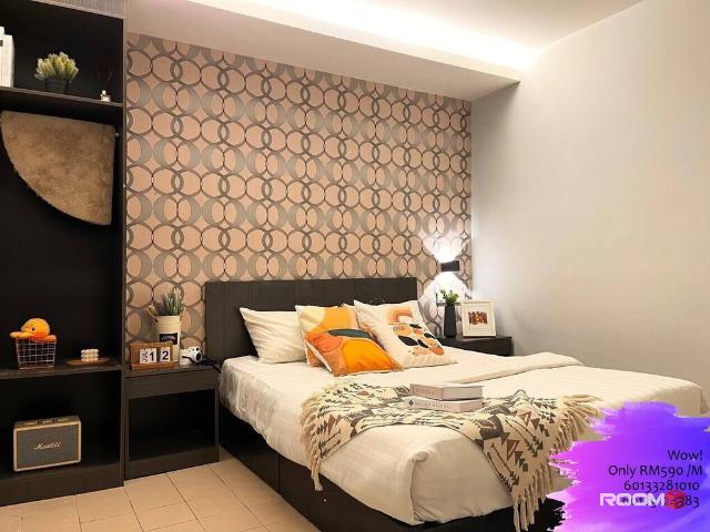 Q Inn Hotel Sunway Mentari Room For Rent WITH PRIVATE TOILET