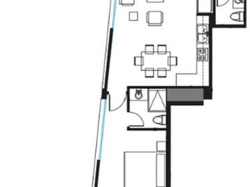 QANVAS #111: Departamento en venta de 2 habitaciones y terraza, en exclusivo edificio sector de La Carolina, Quito