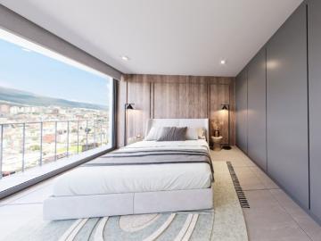 QONDESA #1401: Espectacular departamento en venta de 1 habitación con balcón, en exclusivo edificio en el sector de La Carolina