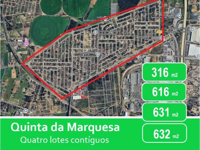 Quatro Lotes contíguos total 2196 m2