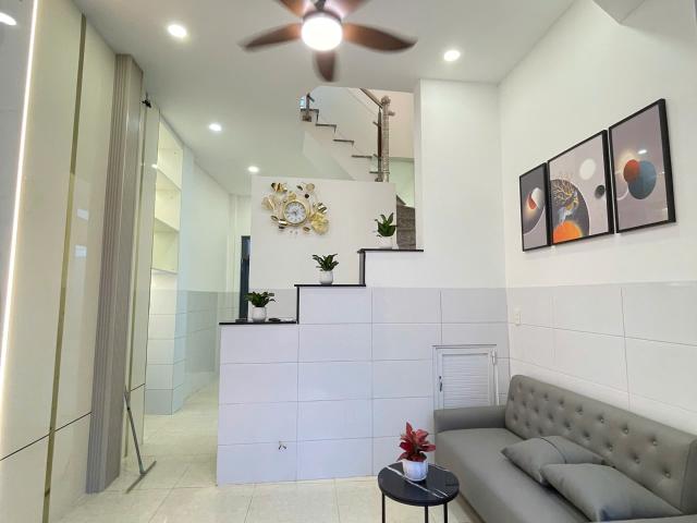 Quận 6, mới đẹp, hồng bàng, gần vòng xoay phú lâm, hẽm 7m thông, 34m2, 4tầng, 4pn, nhỉnh 5tỷ