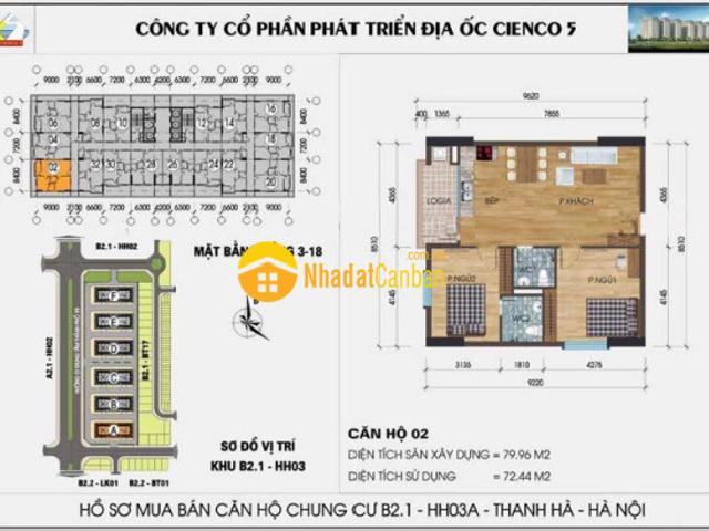 Quá rẻ chỉ 41.5 trm² sở hữu căn góc 80m² khu 6 tòa mới kđt thanh hà