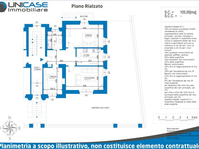 quadrilocale con giardino e posto auto a torre pellice