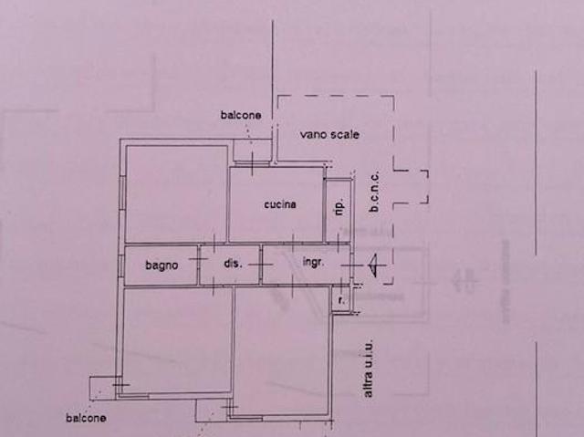Quadrilocale con terrazzo a Cascina