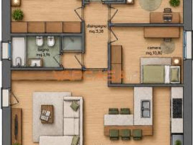 QUADRILOCALE CON TERRAZZO DI NUOVA COSTRUZIONE
