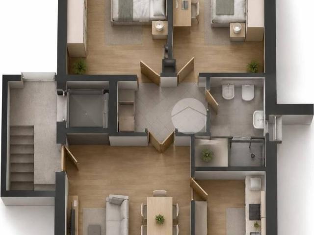 Quadrilocale buono stato, primo piano, Centro, Grugliasco