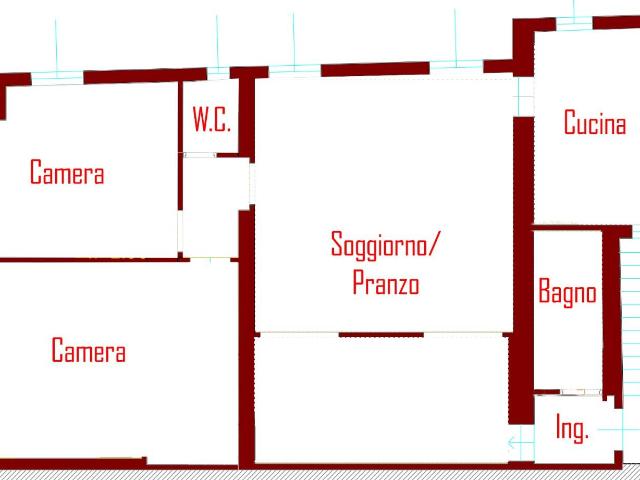 Quadrilocale da ristrutturare, Lucca centro storico