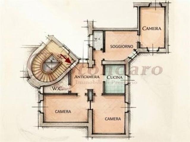 Quadrilocale in affitto a Milano, Vincenzo Monti