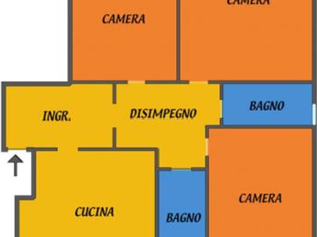 Quadrilocale in affitto a Bologna