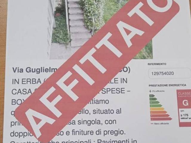 Quadrilocale in affitto a Erba via Guglielmo Marconi