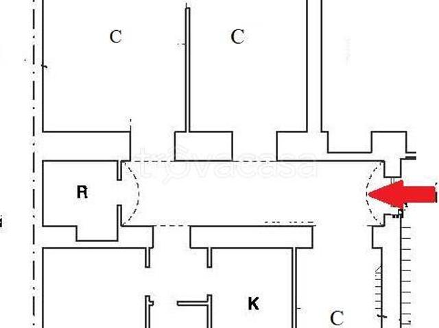Quadrilocale in affitto a Roma via Valadier, Prati