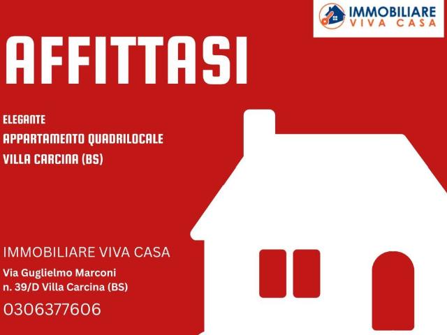 Quadrilocale in affitto a Villa Carcina
