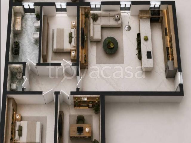Quadrilocale in vendita a Milano viale Papiniano, Solari