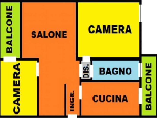 Quadrilocale in vendita a Modena, Viali