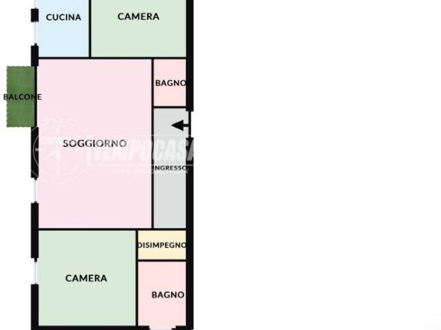 Quadrilocale in vendita a Modena, Buon Pastore Parco Amendola