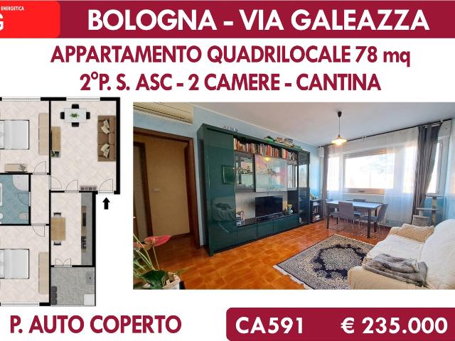 Quadrilocale in vendita a Bologna
