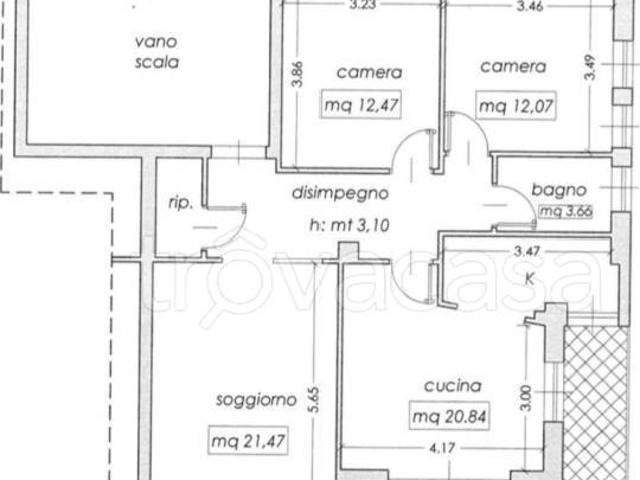 Quadrilocale in vendita a Cuneo via Genova, Spinetta