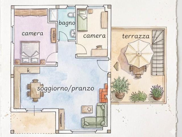 Quadrilocale in vendita a Casole d'Elsa viale dei pini 1, Monteguidi