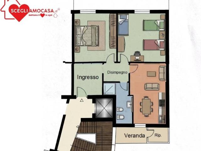 Quadrilocale in vendita a Catanzaro via 20 Settembre, 62, Centro Storico
