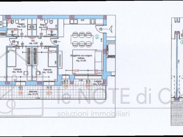 QUADRILOCALE in vendita a Cesenatico, Villamarina