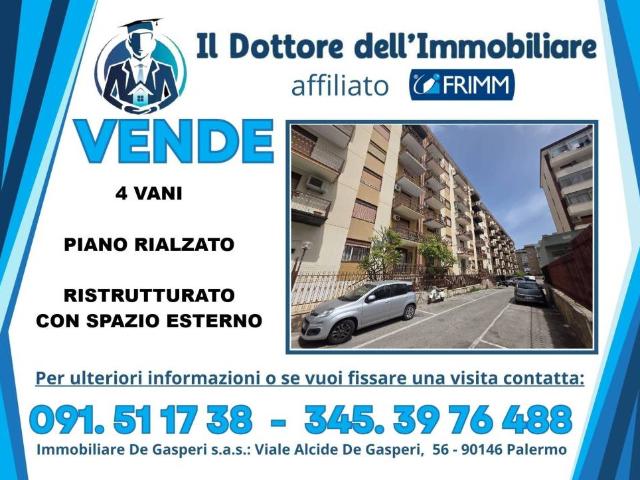 Quadrilocale in vendita a Palermo via Messina Marine, 411/a, Sperone