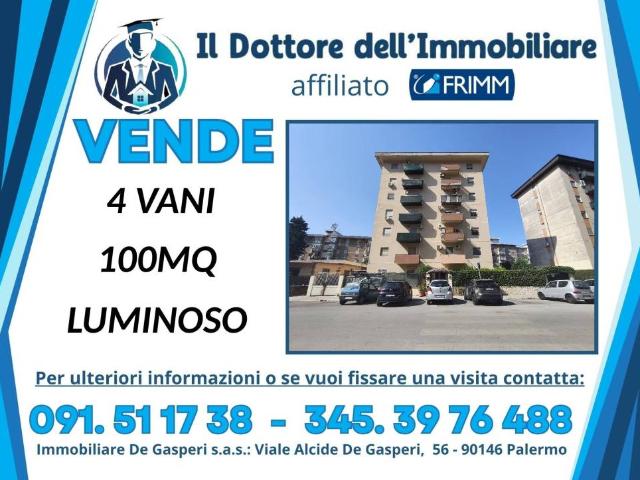 Quadrilocale in vendita a Palermo via Bronte, Boccadifalco Baida