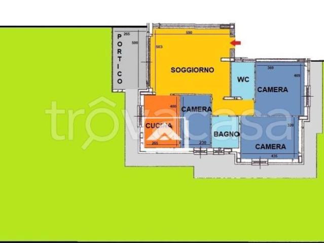 Quadrilocale in vendita a Robbiano, Mediglia