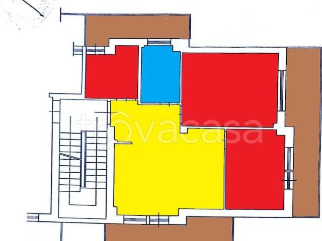 Quadrilocale in vendita a Roma via Vicari, Borghesiana