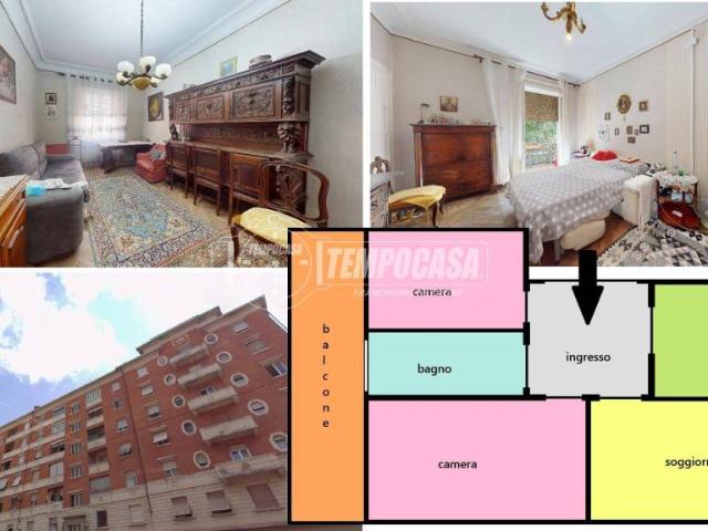 Quadrilocale in vendita a Torino corso Giulio Cesare 42, Aurora