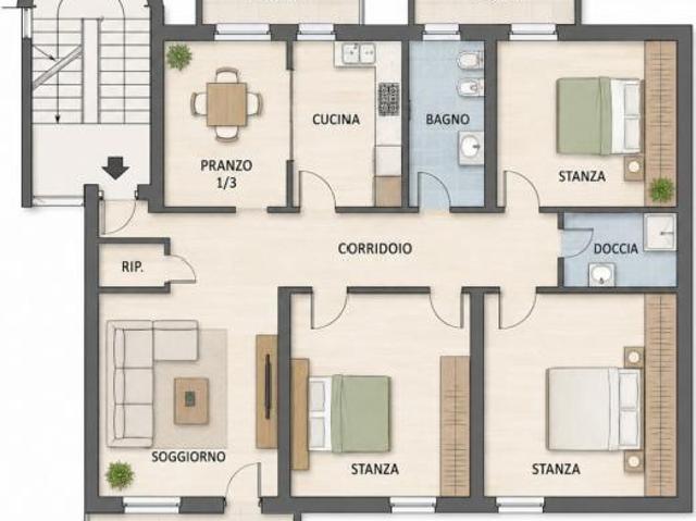 Quadrilocale in vendita a Trento