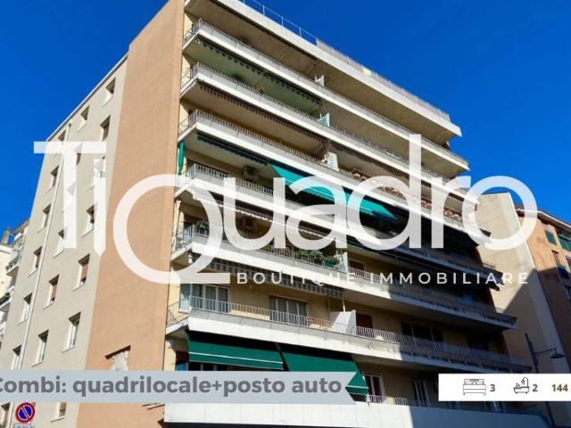 Quadrilocale in vendita a Trieste via Carlo Combi, 8, San Vito Campi Elisi