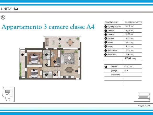 Quadrilocale in vendita ad Albignasego