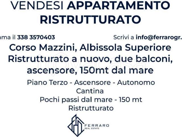 Quadrilocale in vendita ad Albisola Superiore corso Giuseppe Mazzini