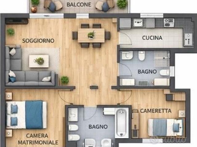 Quadrilocale in villa Cellatica