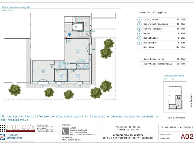 Quadrilocale nuovo in via viernheim, Rovigo
