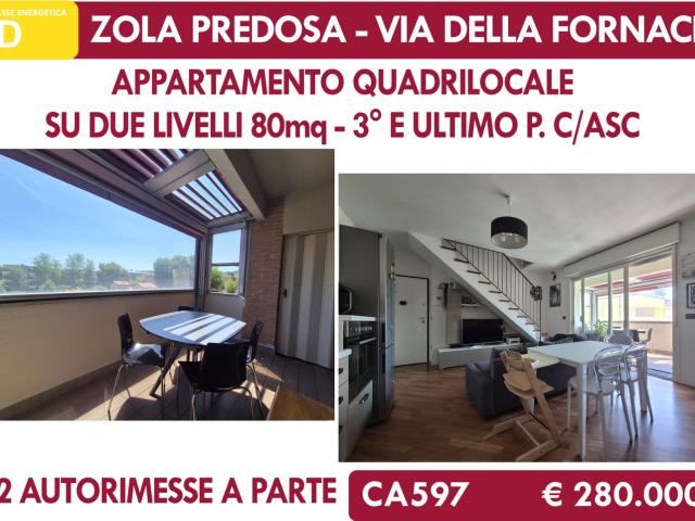 Quadrilocale ristrutturato a Zola Predosa