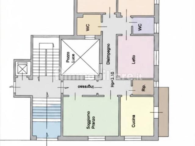 Quadrilocale via frugiuele 39, Centro, Cosenza